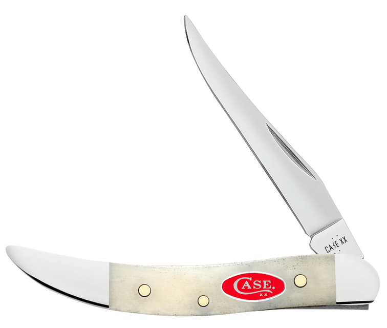 Case Knife Natural Bone Smooth Small Texas Toothpick 14024