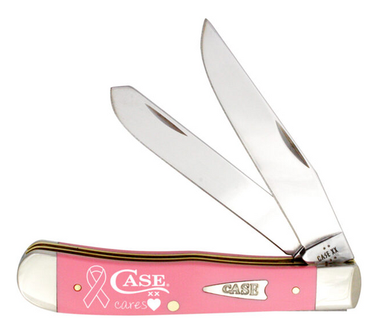 Case Knife Pink Synthetic Ribbon Case Trapper AWUT54PT