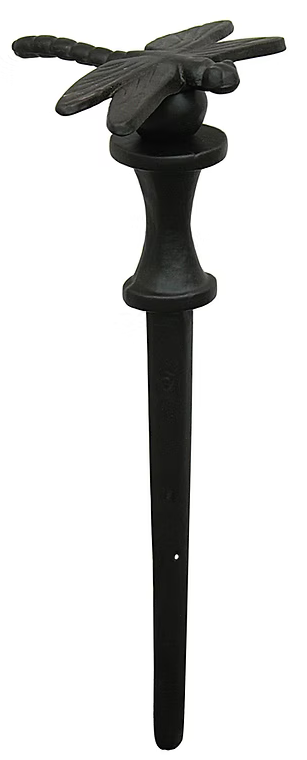 Dragonfly Hose Guide Antique Black Set of 3