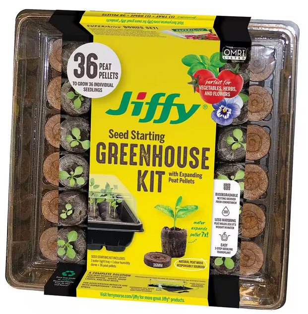 Jiffy 36 Peat PelletSeed Starter Kit with SUPERthrive