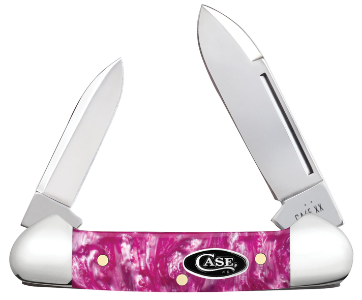 Case Knife Pink Crackle Kirinite Baby Butterbean 16164