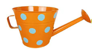 Polka Dot Water Can Planter