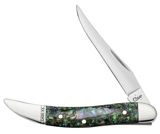 Case Knife Abalone Smooth Texas Toothpick 12002