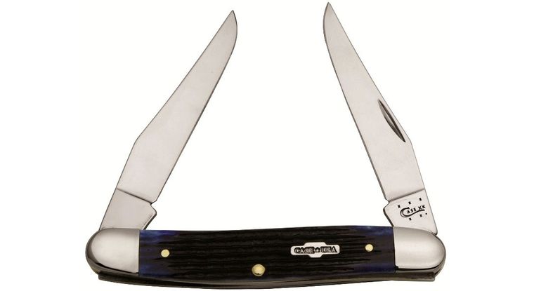 Case Knife Blue Muskrat 02827