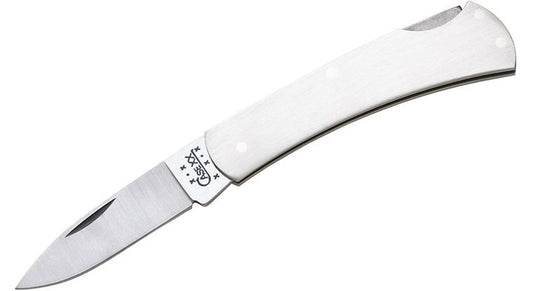 Case Knife Brushed Stainless Steel Lockback 00041