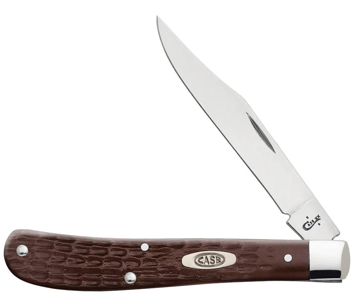 Case Knife Jigged Brown Synthetic Trapper 00135