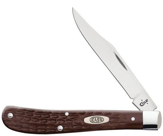 Case Knife Jigged Brown Synthetic Trapper 00135