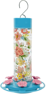Nature's Way Light Blue Hummingbird Feeder 20oz
