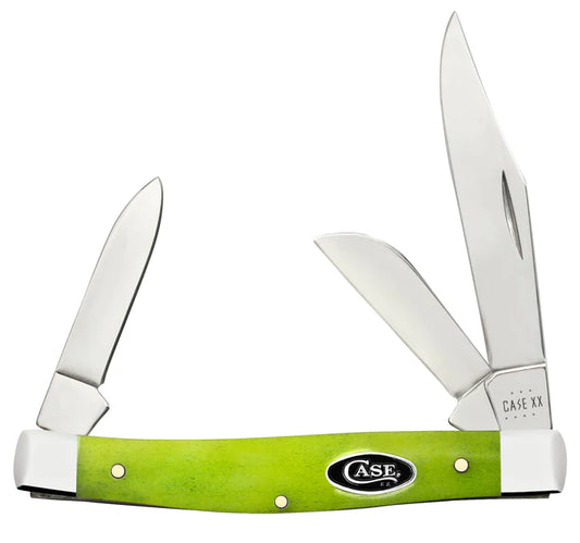 Case Knife Green Apple Medium Stockman 53035