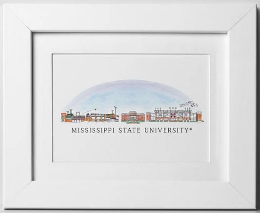 Mississippi Skyline 8x10 Print